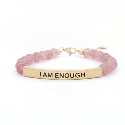 I Am Enough | Pink Quartz