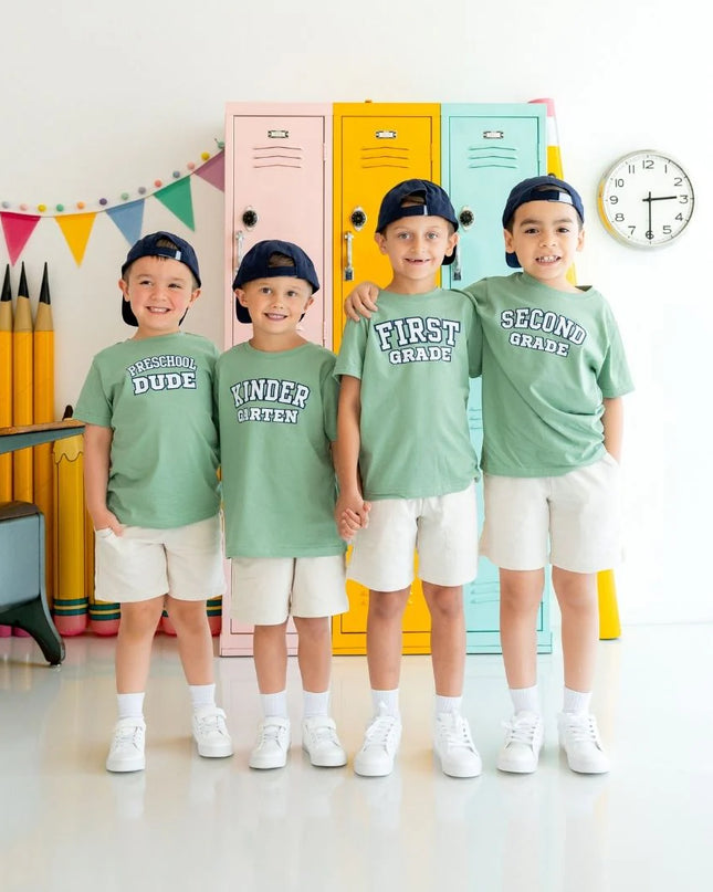 Kindergarten Dude Varsity Short Sleeve T-Shirt
