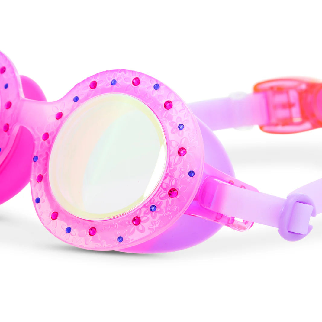 Morning Magenta Budding Flowers Girl Kids' Swim Goggles