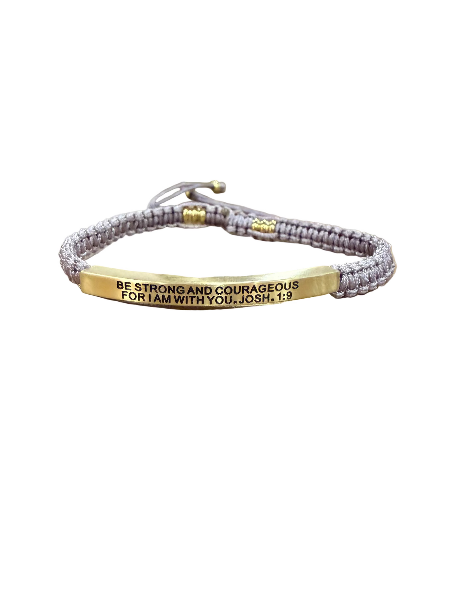 Be Strong & Courageous | Purple Rope