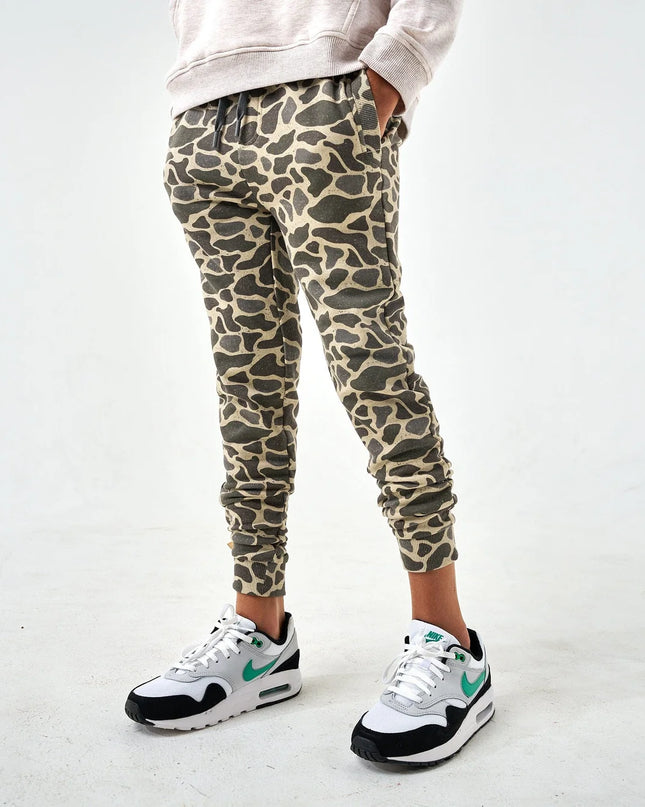 Youth Fleece Jogger | Classic Deer Camo
