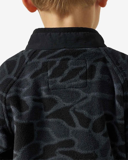 Youth Micro Fleece Full Zip Jacket| Black Camo