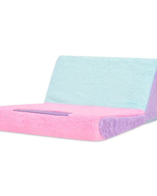 Hearts Color Block Tablet Pillow