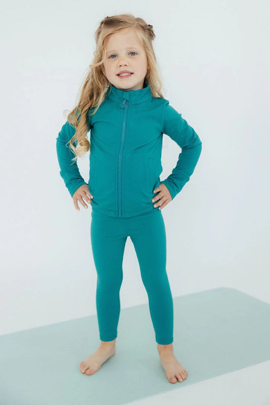 Turbo Teal Active Leggings