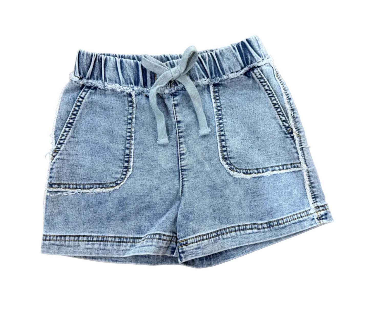 Denim Lounge Shorts | Indigo