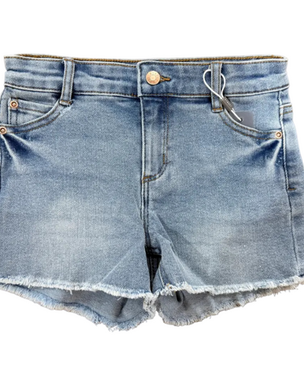 Frayed Hem Denim Shorts