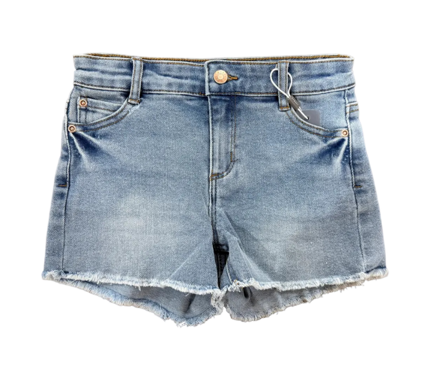 Frayed Hem Denim Shorts