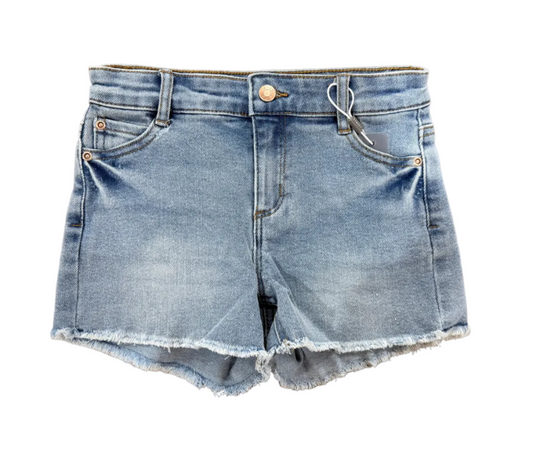 Frayed Hem Denim Shorts
