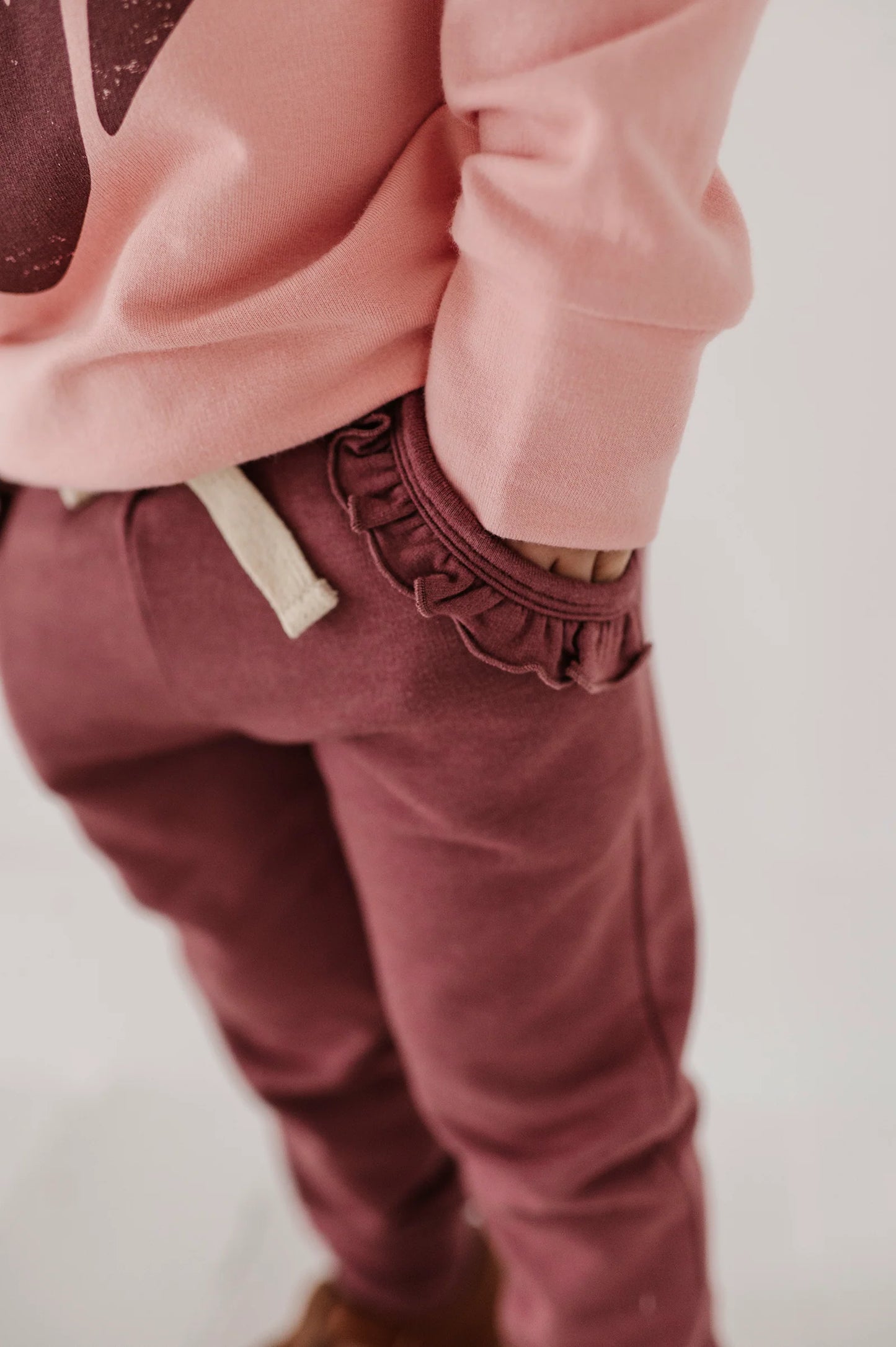 Girl Jogger | Rose Brown
