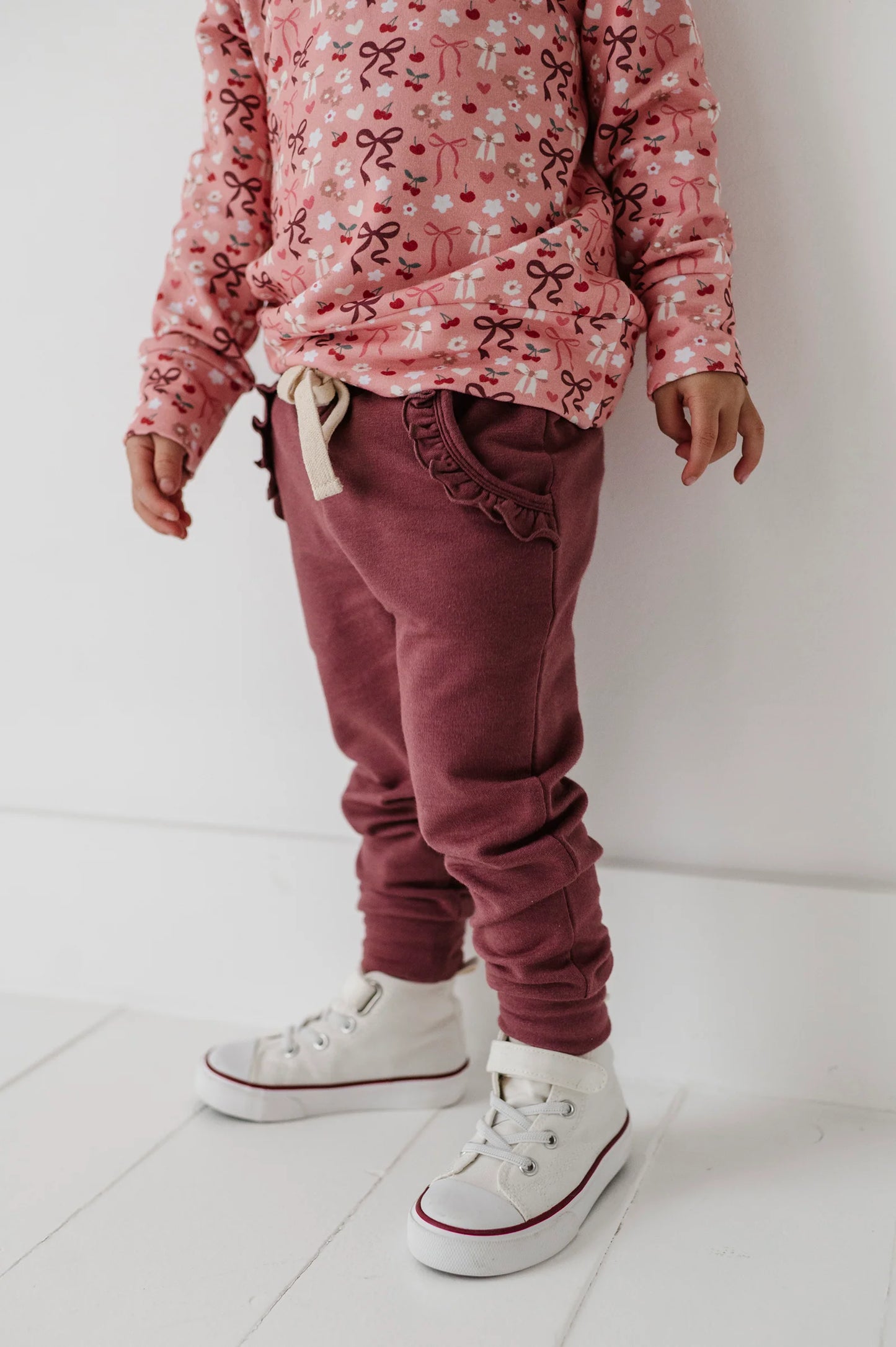 Girl Jogger | Rose Brown
