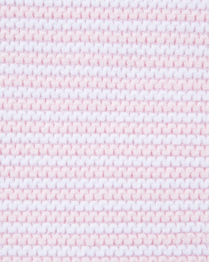 Pink Textured Receiving Blanket