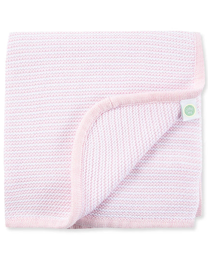 Pink Textured Receiving Blanket