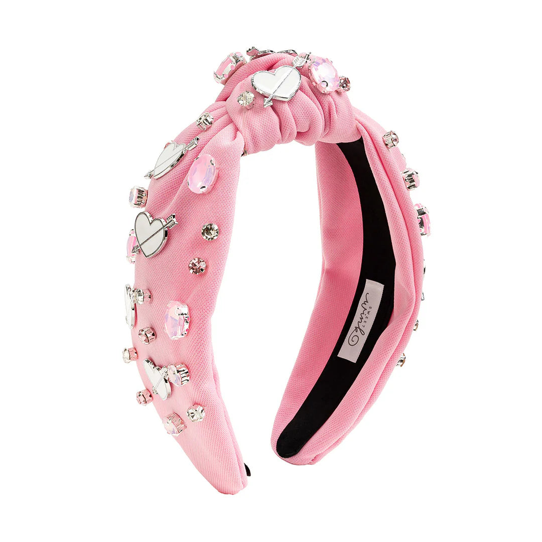 Adult Pink Valentine’s Gemstone Headband