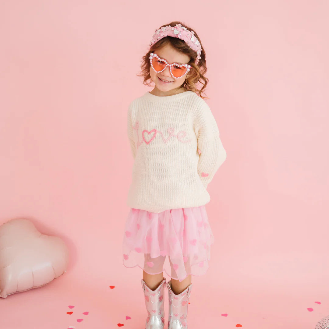 Kids Pink Valentine’s Gemstone Headband