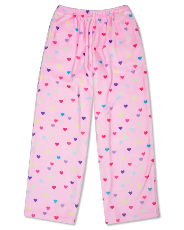Heart Confetti Plush Pants