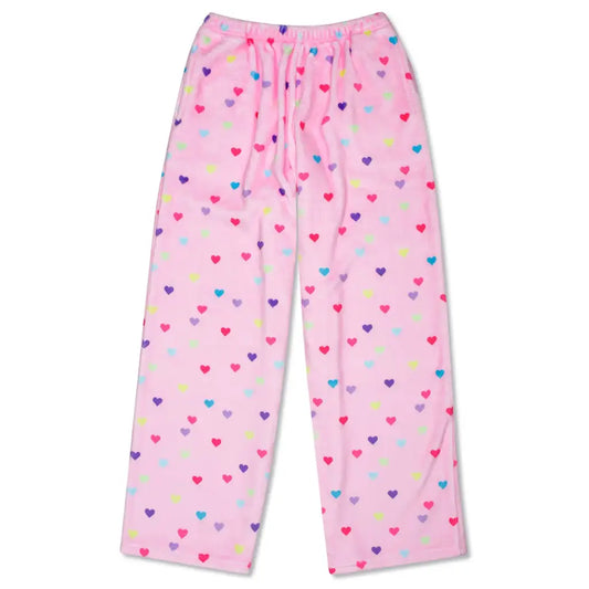 Heart Confetti Plush Pants