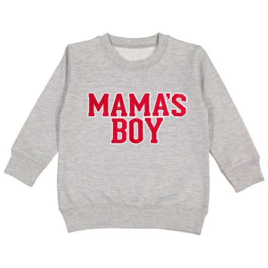 Mama’s Boy Sweatshirt | Grey