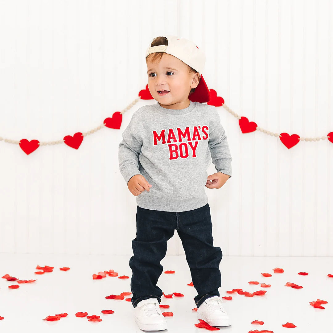 Mama’s Boy Sweatshirt | Grey