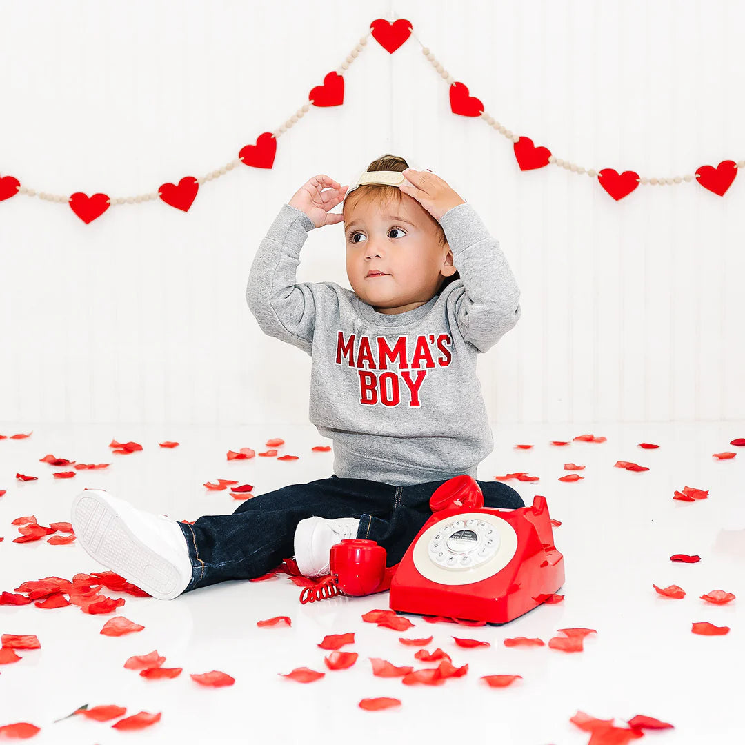 Mama’s Boy Sweatshirt | Grey