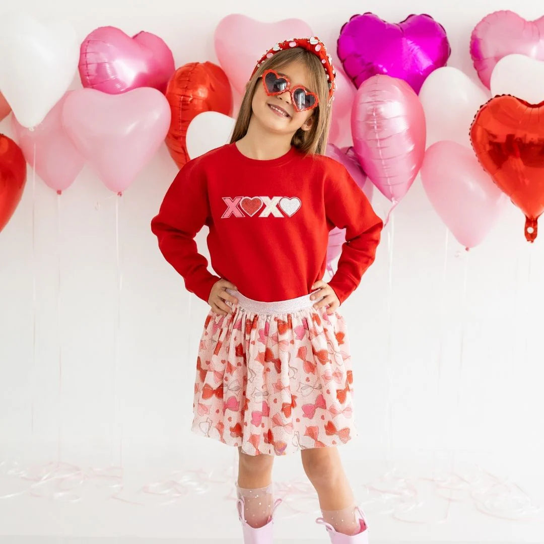 Bow Love Valentine’s Day Tutu