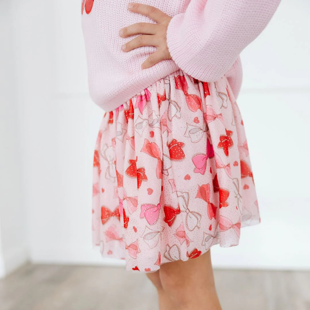 Bow Love Valentine’s Day Tutu