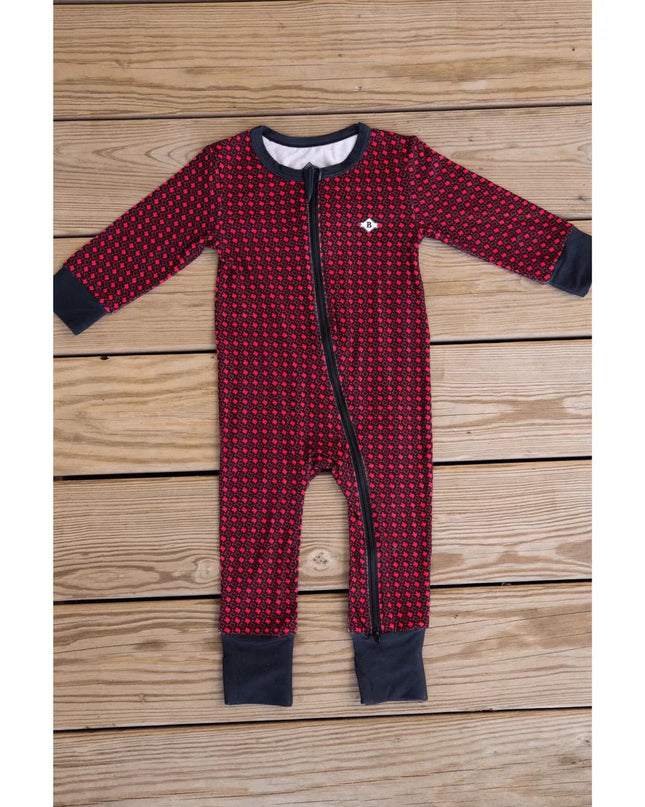 Texas Red & Black | Baby Zip Up