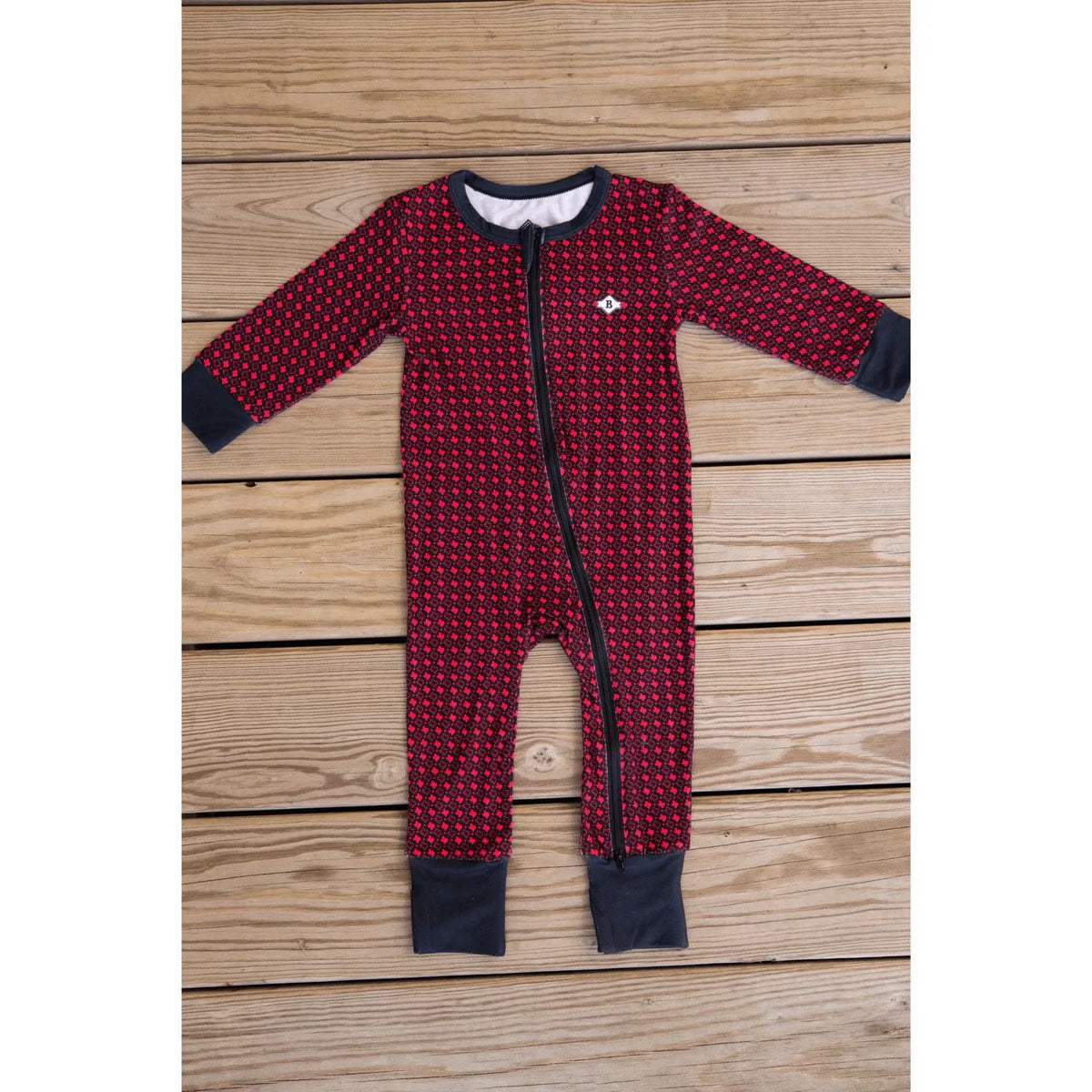 Texas Red & Black | Baby Zip Up