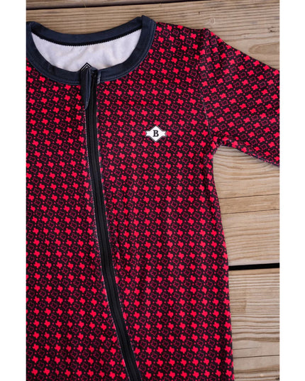 Texas Red & Black | Baby Zip Up