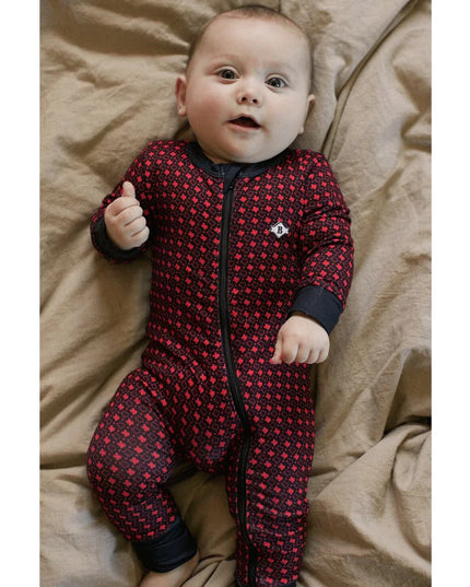 Texas Red & Black | Baby Zip Up