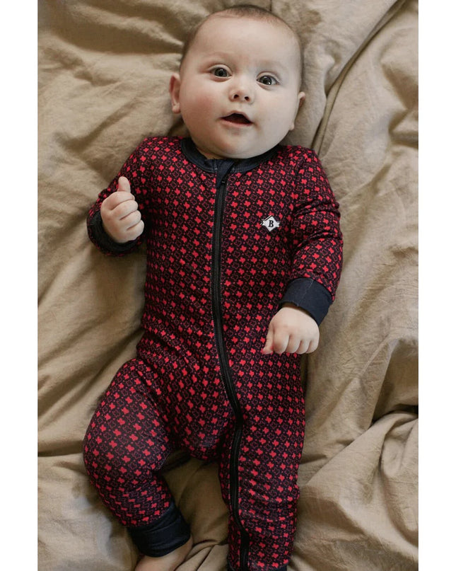 Texas Red & Black | Baby Zip Up