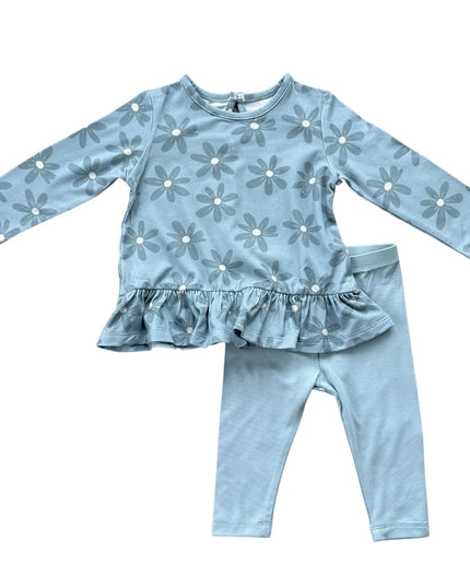 Long Sleeve Daisy Peplum Shirt