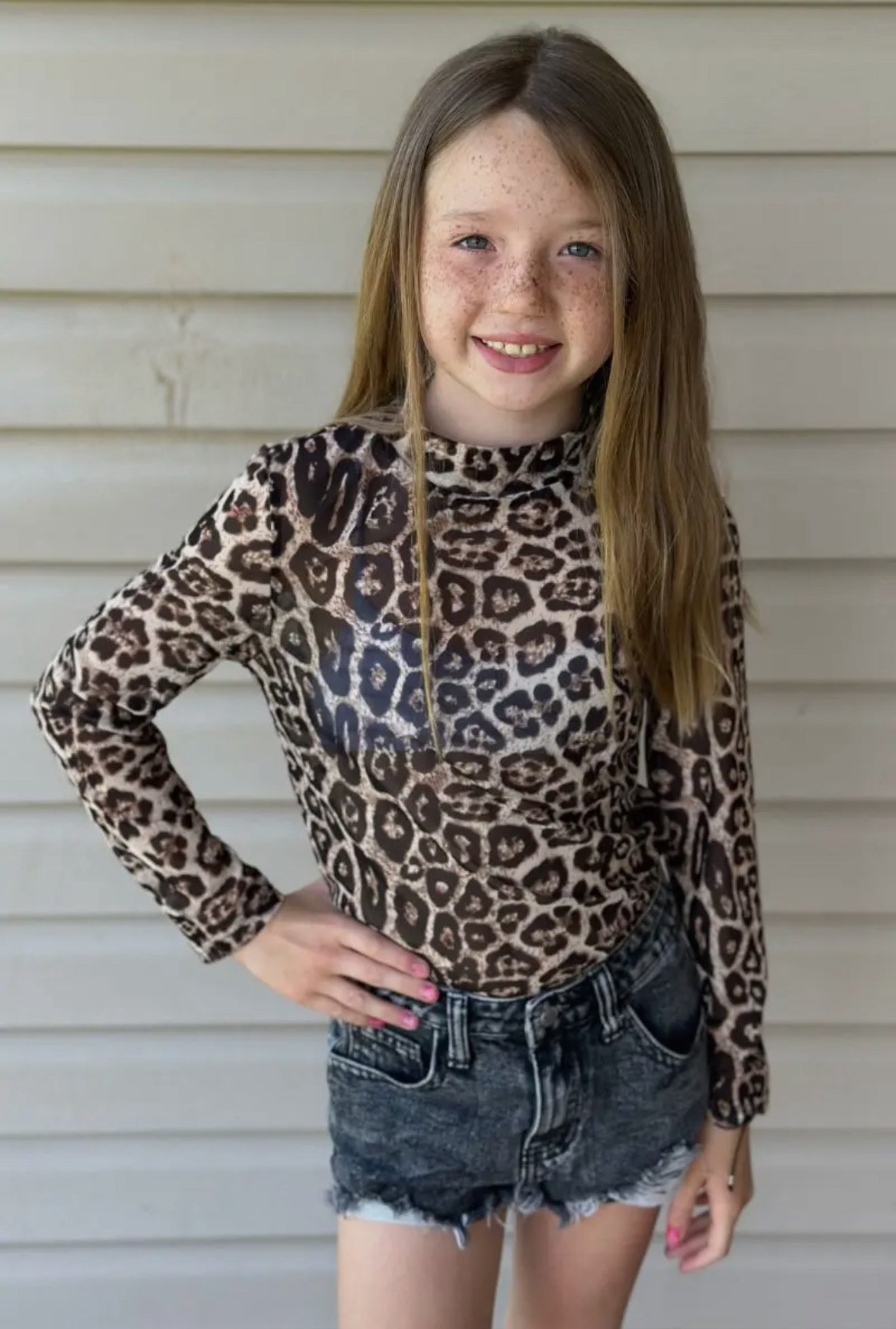 Hear Me Roar Mesh Top