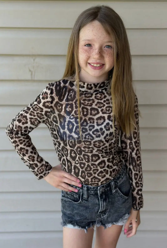 Hear Me Roar Mesh Top