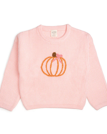 Coquette Pumpkin Knit Sweater