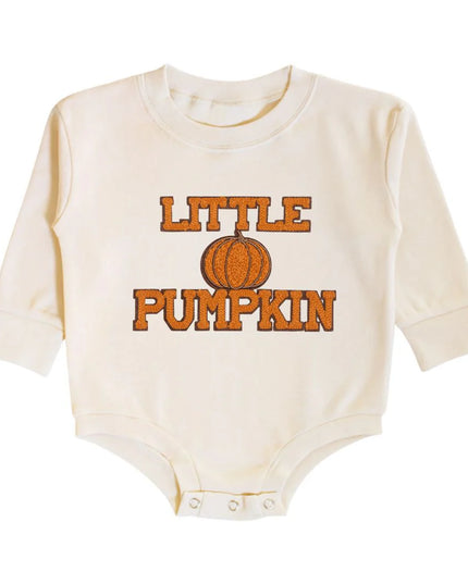 Little Pumpkin Patch Long Sleeve Romper