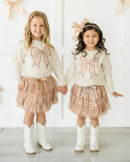Gingham Tulle Tiered Tutu