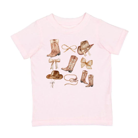 Cowgirl Cutie Short Sleeve Tee | Ballet Pink