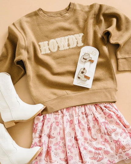 Howdy Patch Sweatshirt