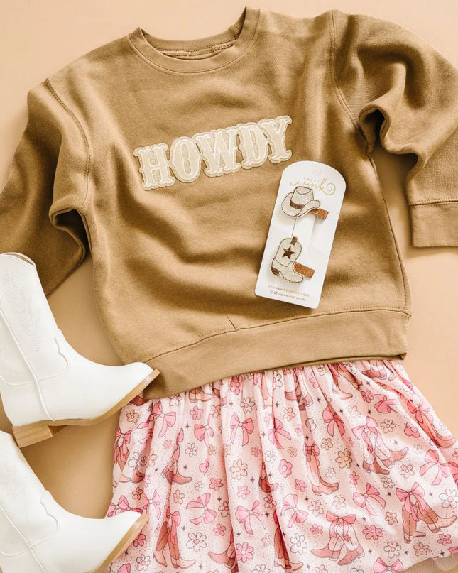 Howdy Patch Sweatshirt