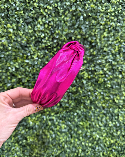 Metallic Pink Headband