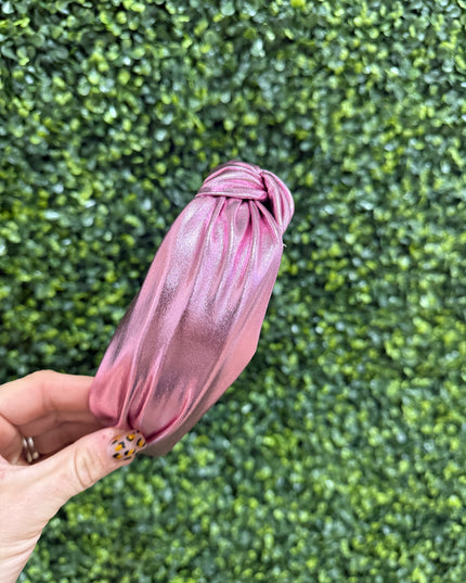 Metallic Light Pink Headband