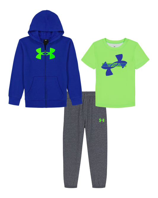 UA Rival 3PC Set | Royal 0M-12M