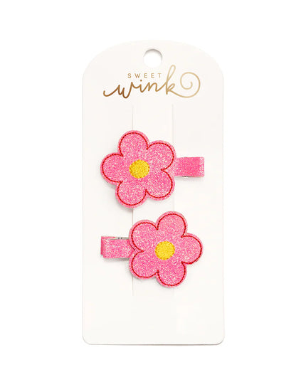 Daisy Flower Clip Set