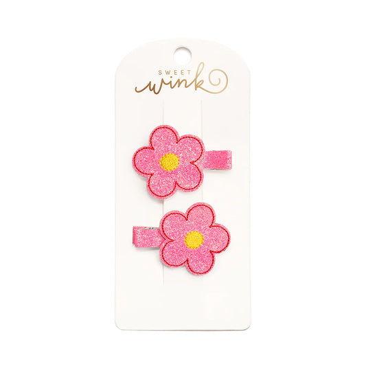 Daisy Flower Clip Set