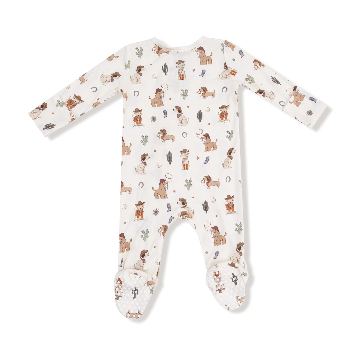 Cowboy Dogs 2 Way Zipper Footie