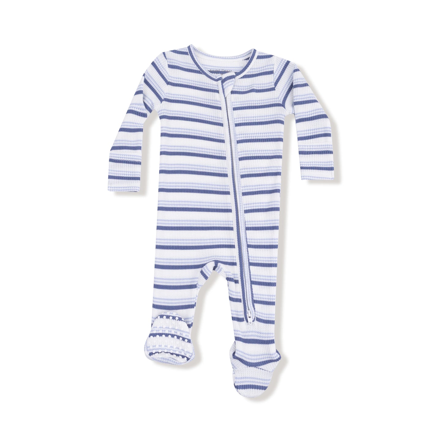 Vintage Stripe 2 Way Zipper- Blue/Ivory