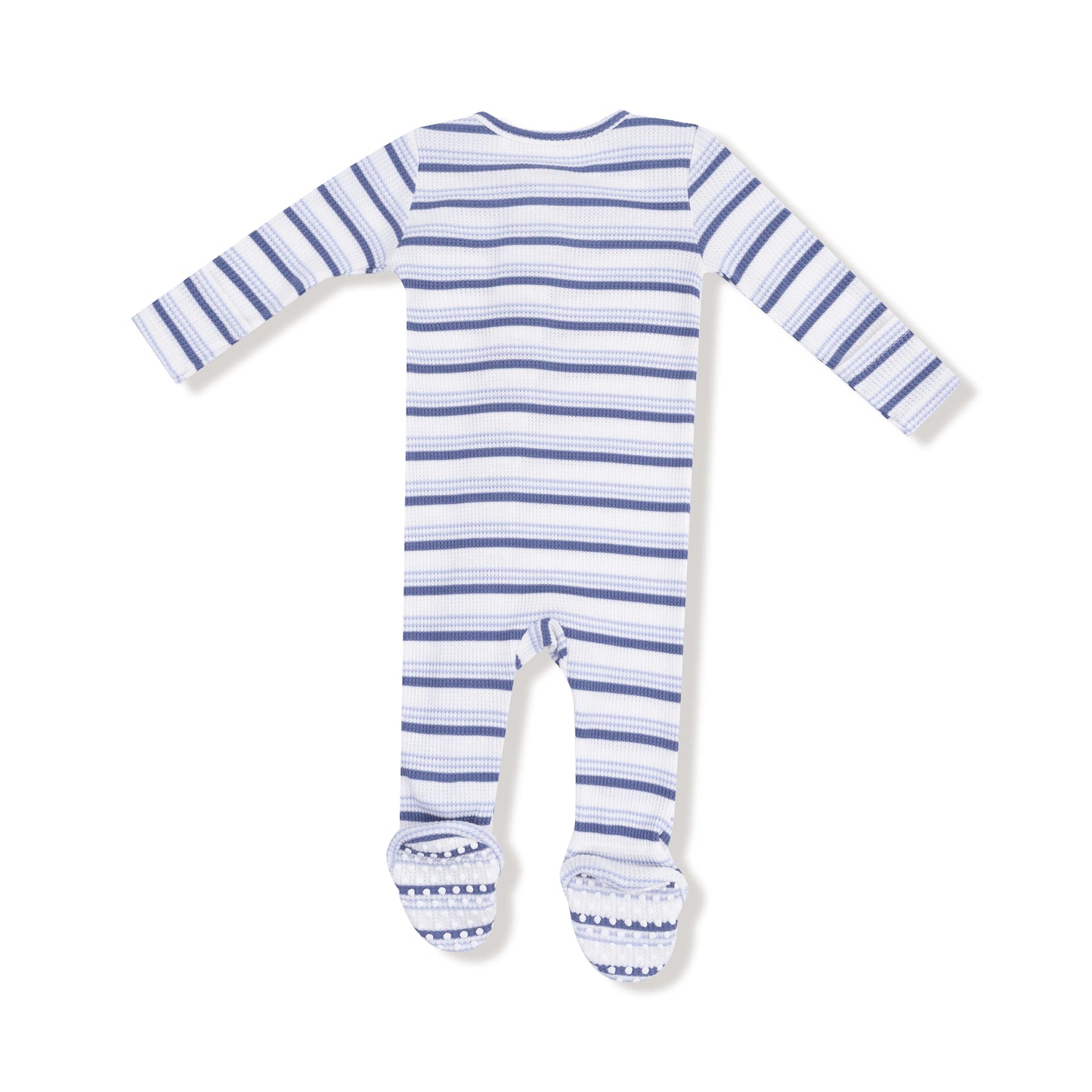 Vintage Stripe 2 Way Zipper- Blue/Ivory