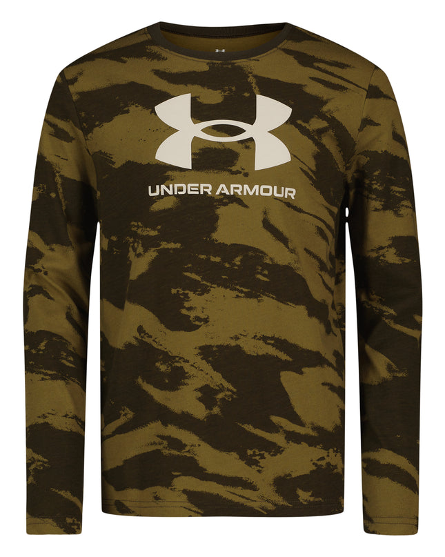 UA Long Sleeve Cotton | Expedition Green