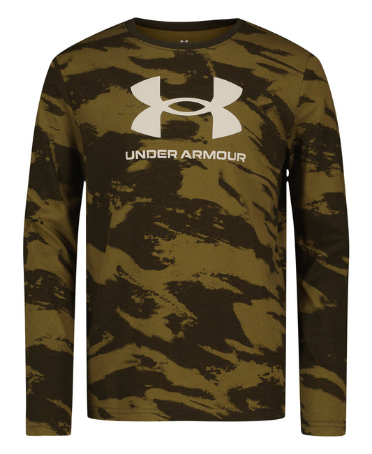 UA Long Sleeve Cotton | Expedition Green