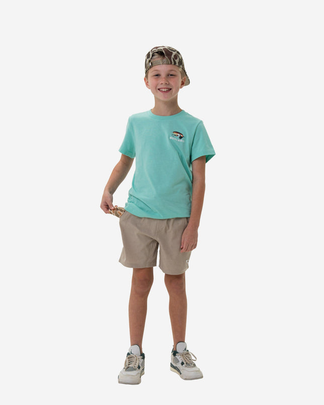Youth Athletic Shorts | Heather Khaku | Venado Camo Liner